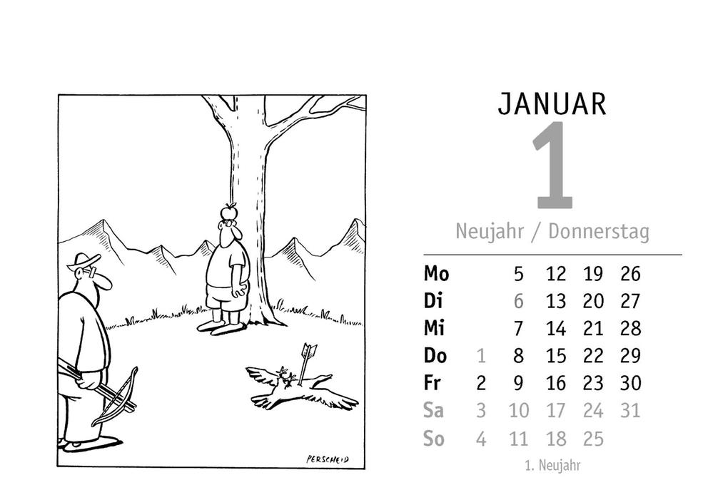 Weitere Ansicht: 365 gute Perscheid-Tage 2026: Tageskalender | Martin Perscheid