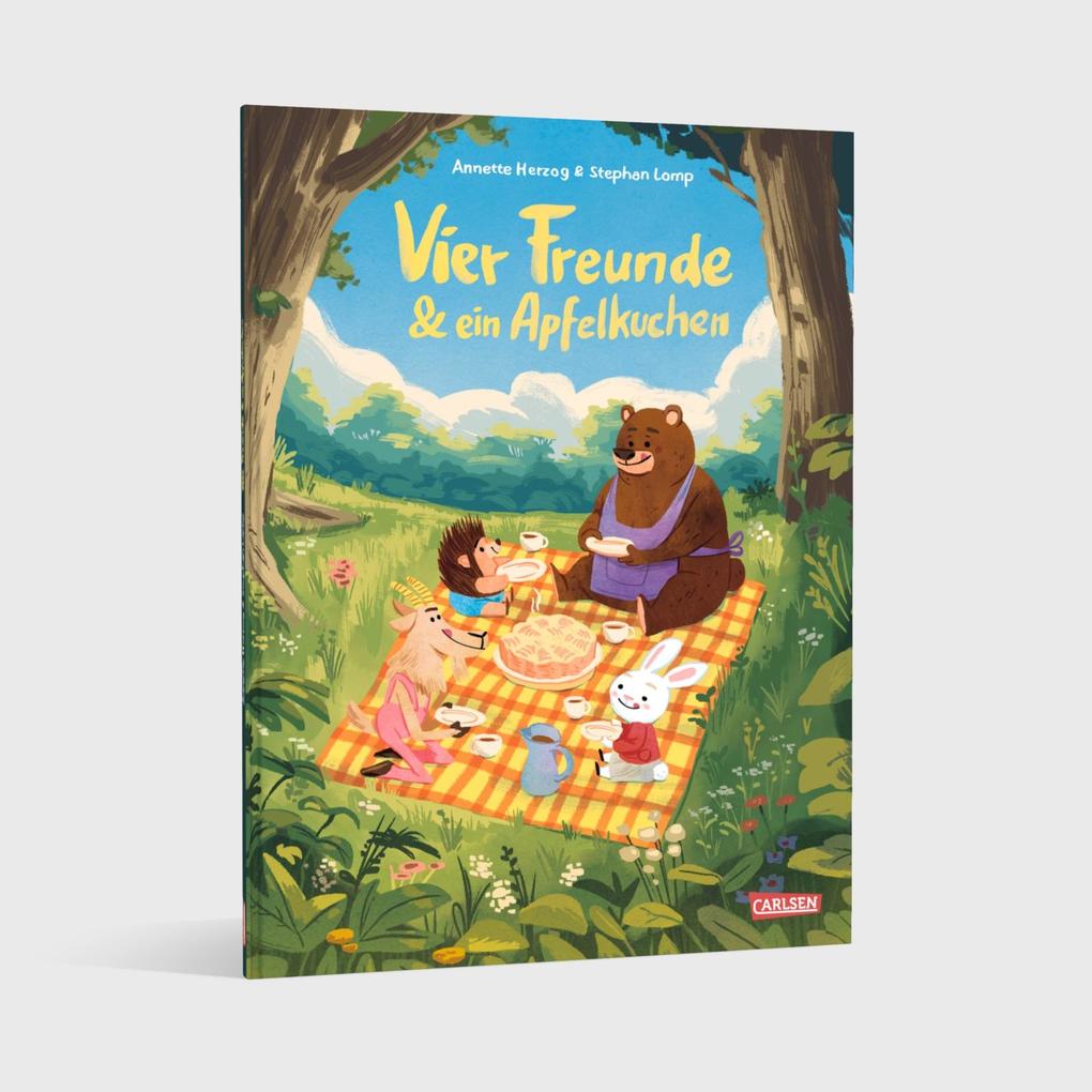 Weitere Ansicht: Vier Freunde und ein Apfelkuchen | Annette Herzog