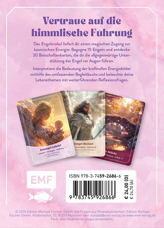 Weitere Ansicht: Orakel-Kartenset: Engel-Orakel | Erfahre die sanfte Führung aus dem Reich des Lichts und erhelle dein Herz | Alice Richert