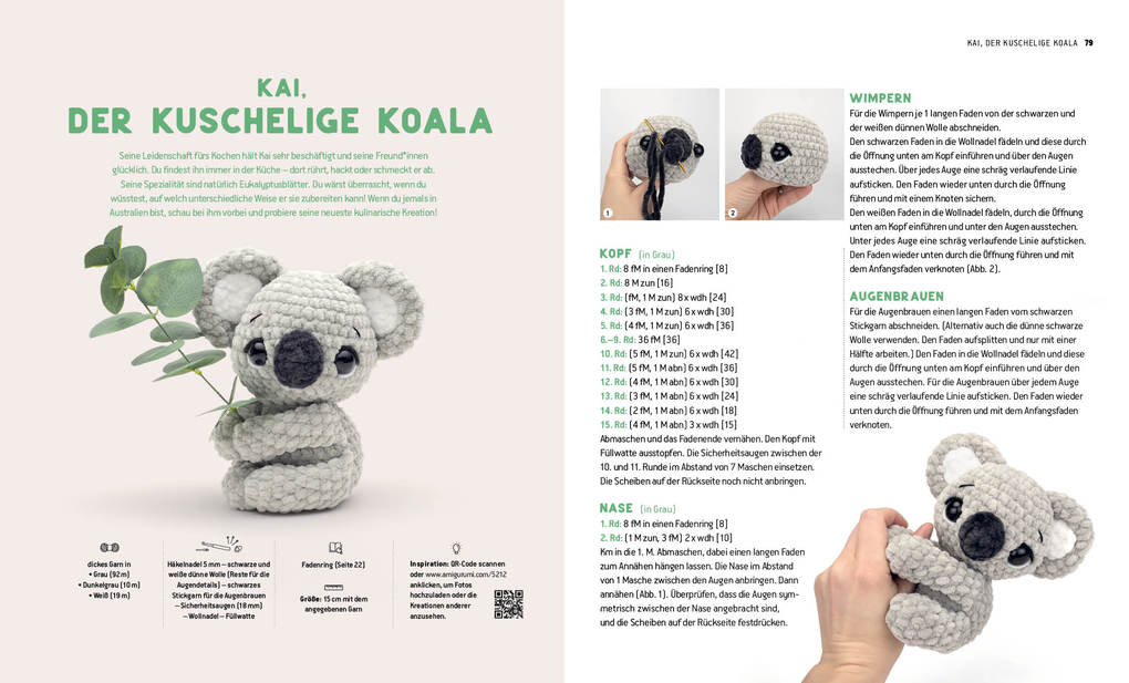 Weitere Ansicht: Flauschige Amigurumi-Häkelschule | Theresa Kicher