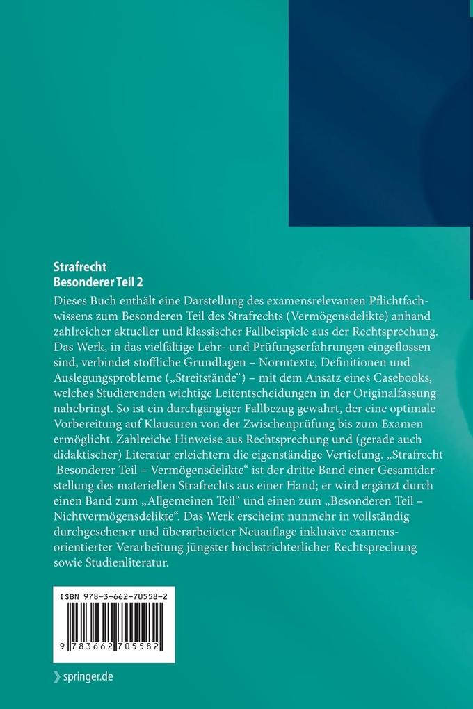 Weitere Ansicht: Strafrecht Besonderer Teil 2 | Dennis Bock