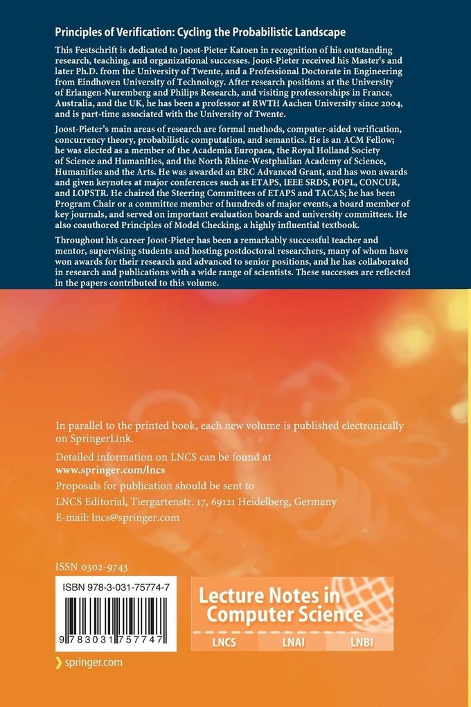 Weitere Ansicht: Principles of Verification: Cycling the Probabilistic Landscape