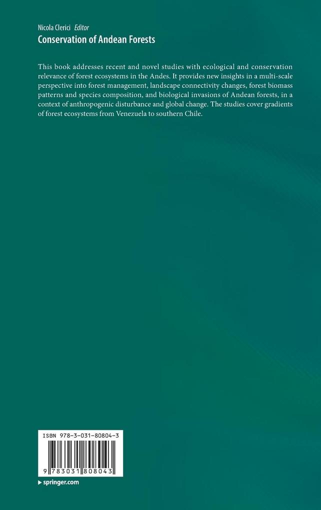Weitere Ansicht: Conservation of Andean Forests