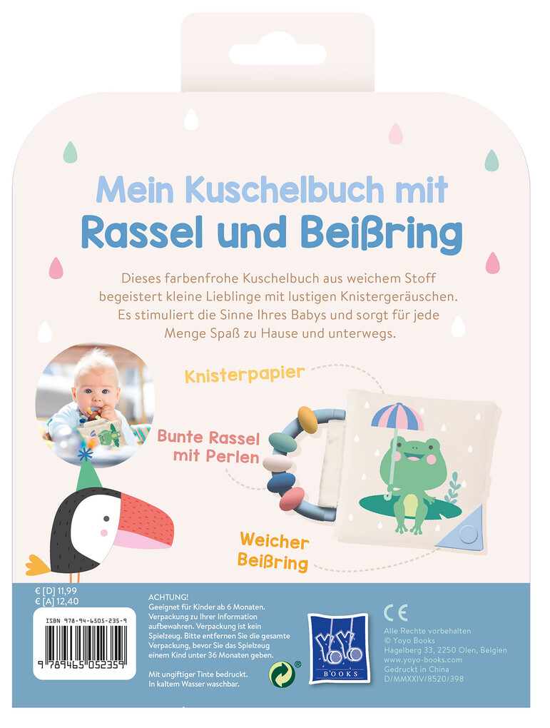Weitere Ansicht: Mein Kuschelbuch mit Rassel und Beißring - Kleiner Frosch