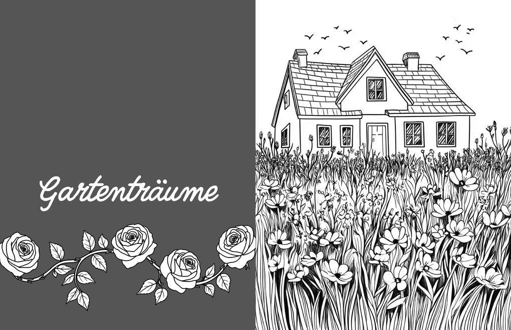 Weitere Ansicht: Gartenträume - Ein Malbuch für Achtsamkeit und Gelassenheit | Nanja Holland