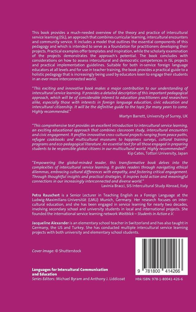 Weitere Ansicht: Intercultural Service Learning | Petra Rauschert, Jacqueline Alexander