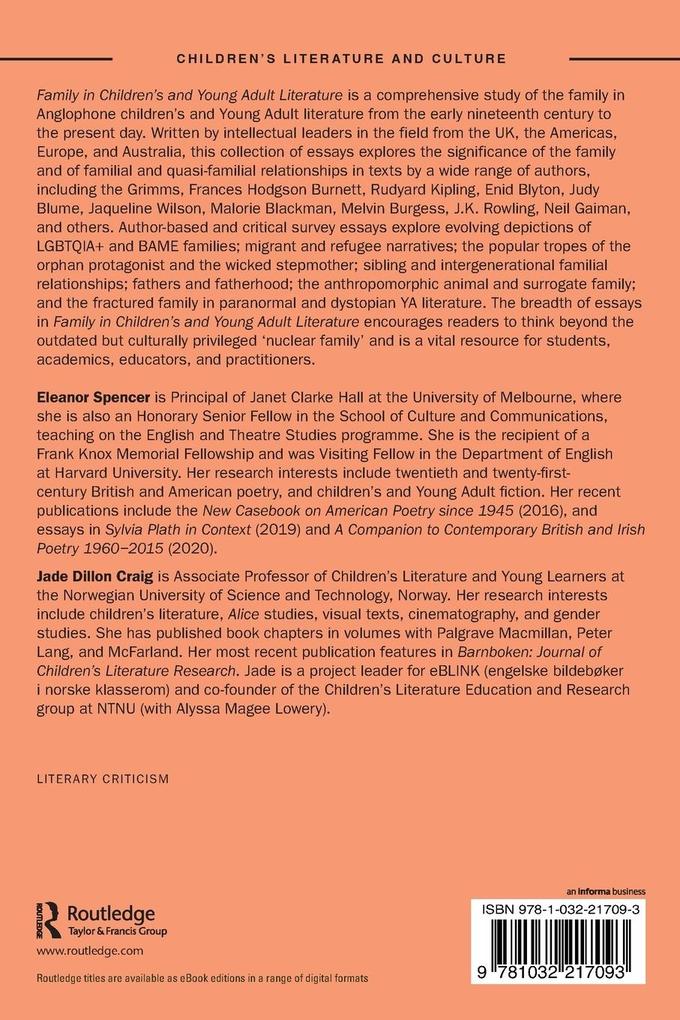 Weitere Ansicht: Family in Children's and Young Adult Literature