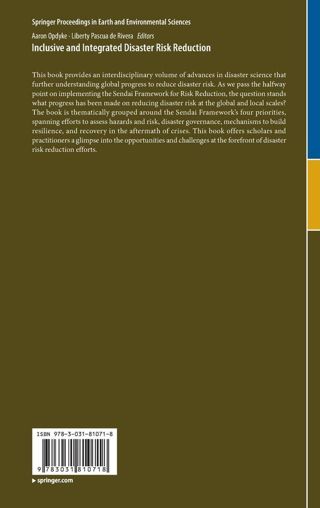 Weitere Ansicht: Inclusive and Integrated Disaster Risk Reduction