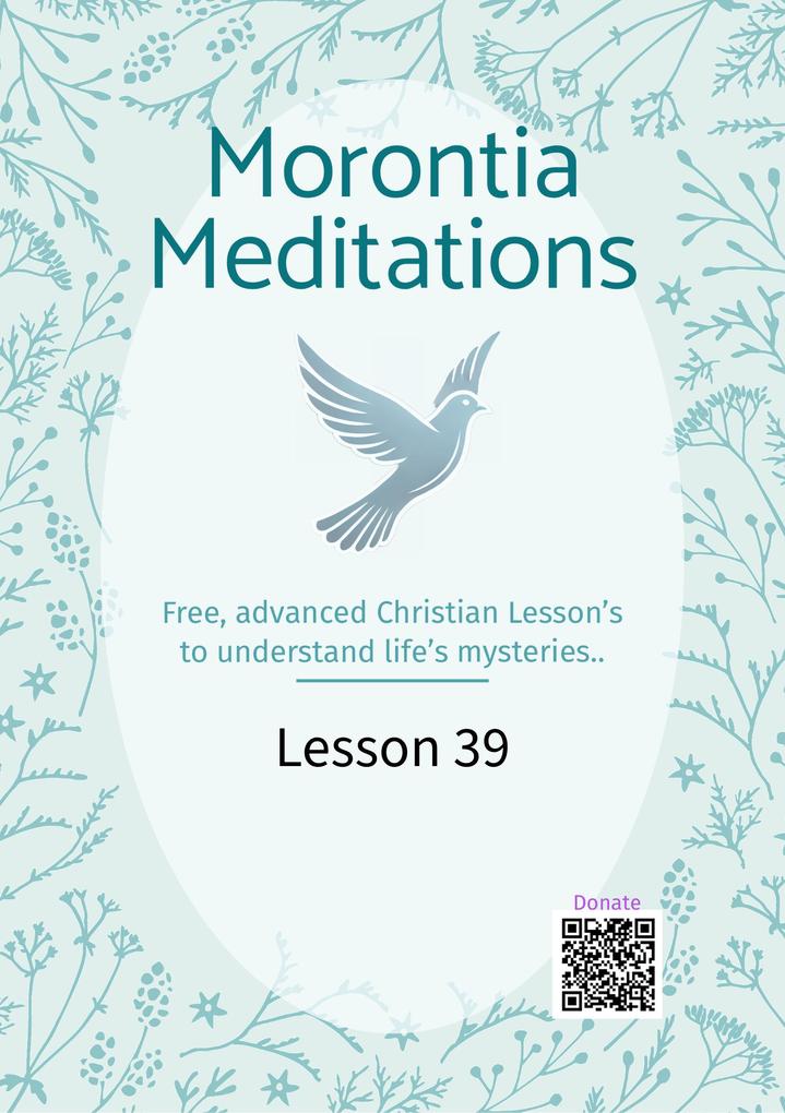 Produktbild: Morontia Meditations: Lesson 39 | Stephen Ebanks