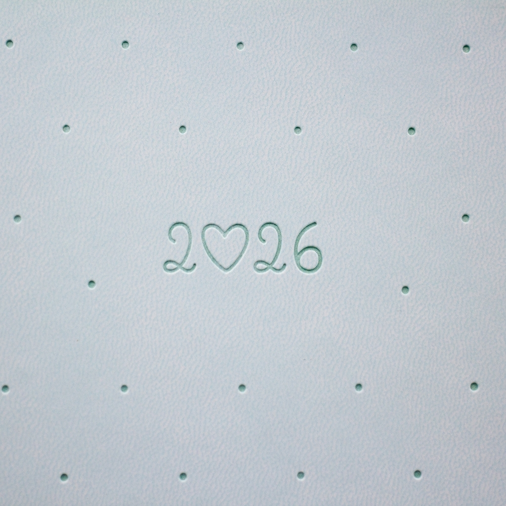 Weitere Ansicht: Terminplaner Lederlook 2026 Mint