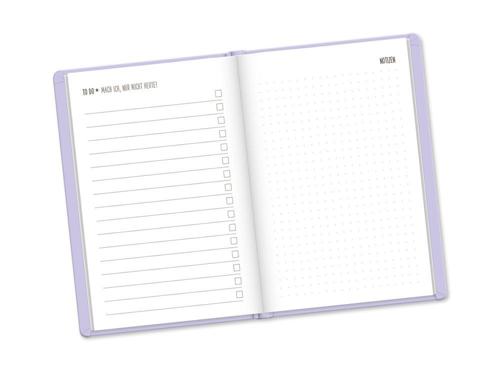 Weitere Ansicht: Terminplaner Lederlook 2026 Lavender