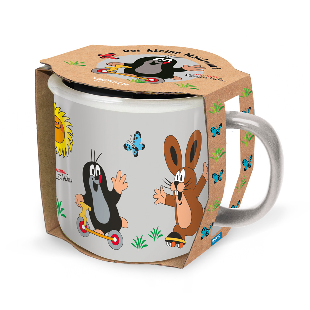 Weitere Ansicht: Trötsch Der kleine Maulwurf Tasse Porzellantasse Sportfreunde