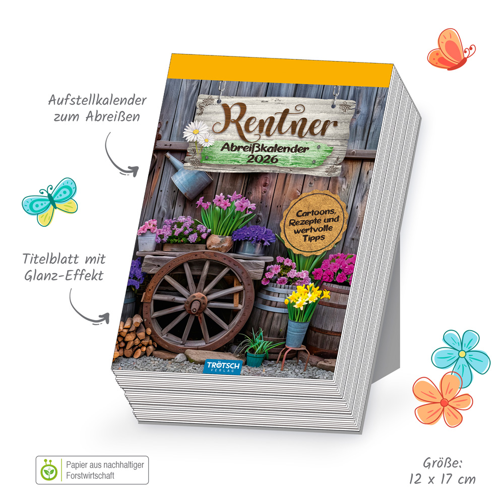 Weitere Ansicht: Trötsch Abreißkalender Rentner 2026