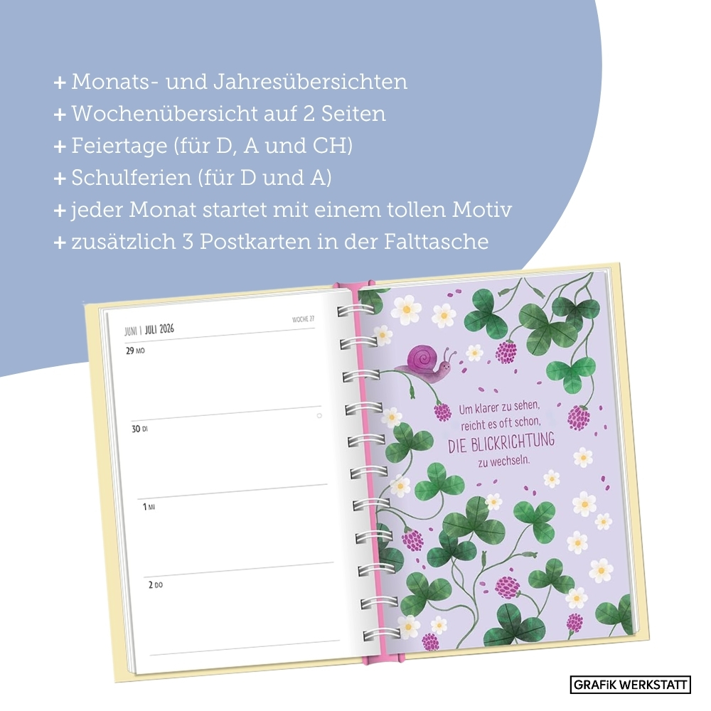 Weitere Ansicht: Terminplaner 2026 Der frühe Vogel