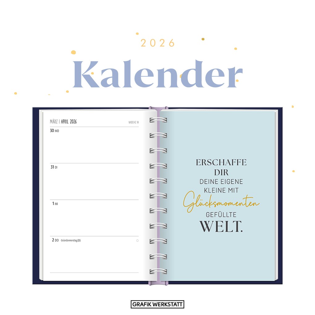Weitere Ansicht: Terminplaner 2026 Nimm dir Zeit