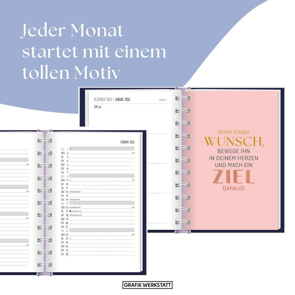 Weitere Ansicht: Terminplaner 2026 Nimm dir Zeit