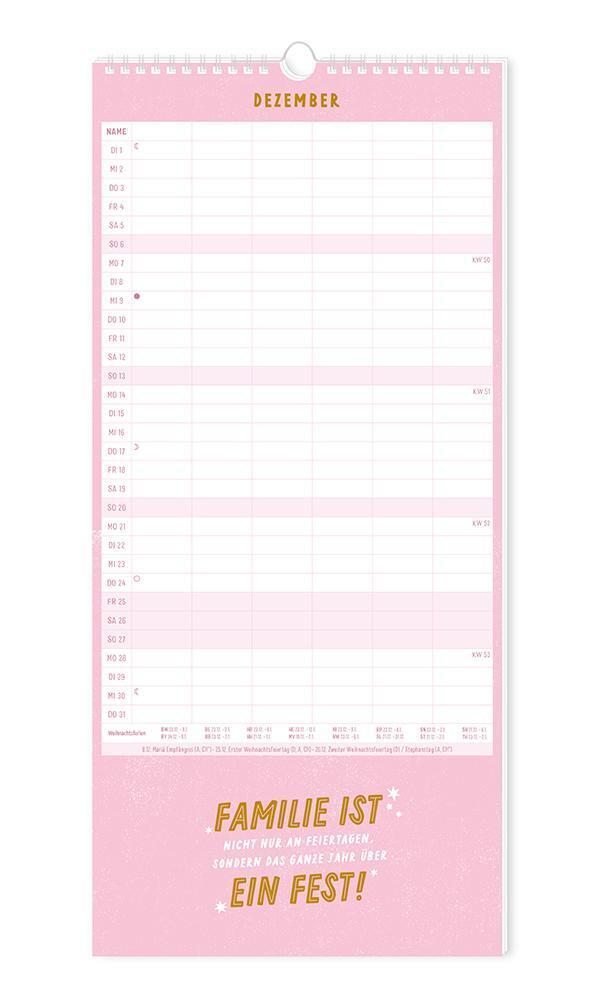 Weitere Ansicht: Familienplaner 2026 Einer für alle