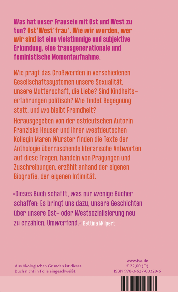 Weitere Ansicht: Ost*West*frau* | Asal Dardan, Charlotte Gneuß, Daniela Dahn, Florian Werner, Julia Wolf