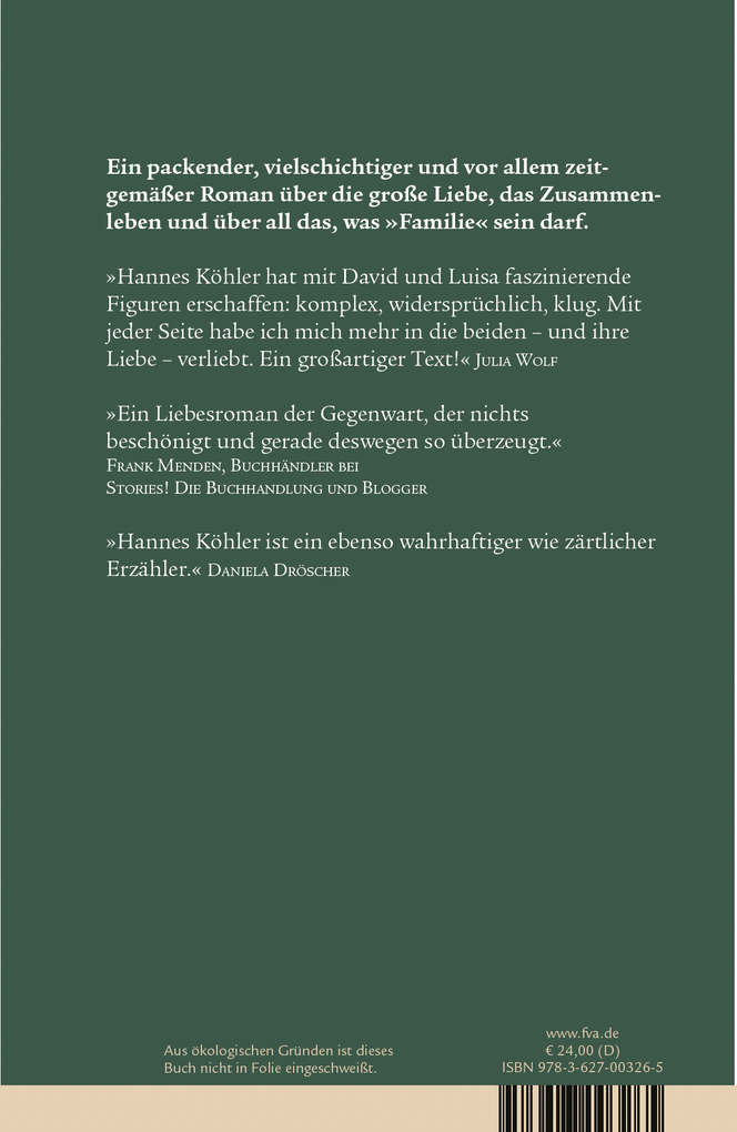 Weitere Ansicht: Zehn Bilder einer Liebe | Hannes Köhler