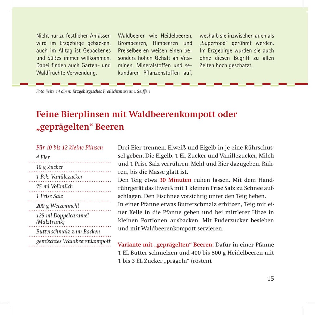 Weitere Ansicht: Die besten süßen Rezepte aus dem Erzgebirge | Regina Röhner