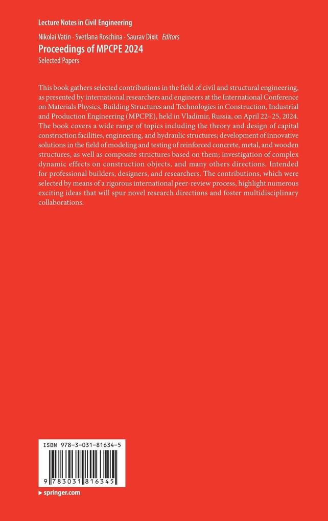 Weitere Ansicht: Proceedings of MPCPE 2024