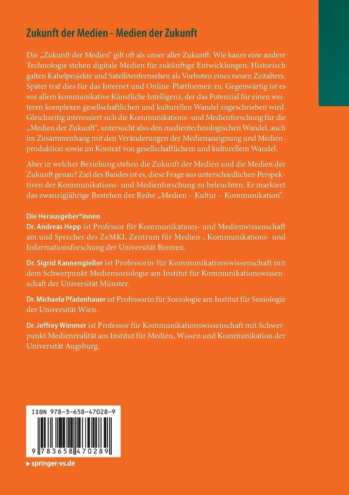 Weitere Ansicht: Zukunft der Medien - Medien der Zukunft