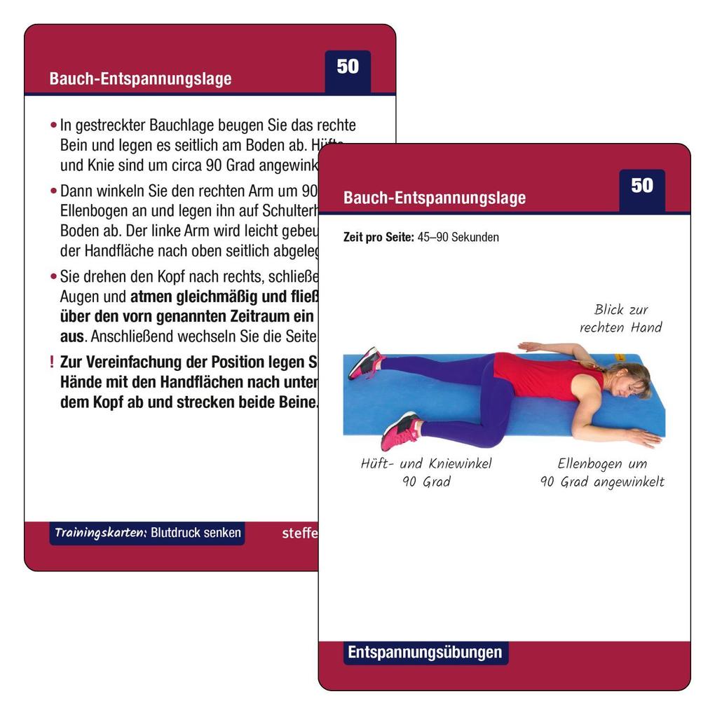 Weitere Ansicht: Trainingskarten Blutdruck senken | Ronald Thomschke, Benno Paulitz
