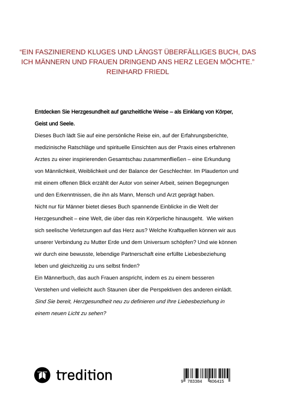 Weitere Ansicht: Herzgesundheit Hormone & Hingabe | Markus Peters