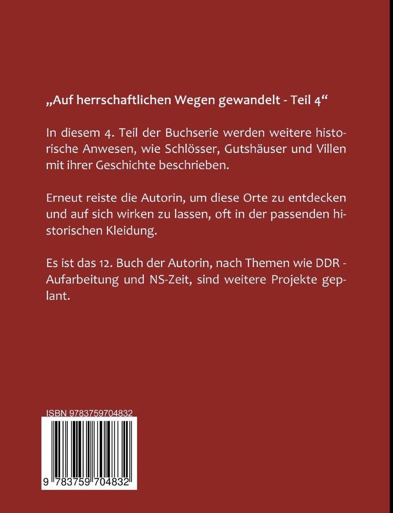 Weitere Ansicht: Auf herrschaftlichen Wegen gewandelt - Teil 4 | Angelina Kowalczyk