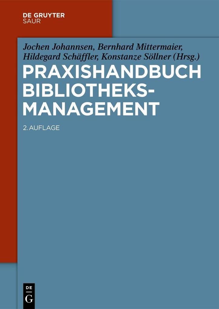 Produktbild: Praxishandbuch Bibliotheksmanagement