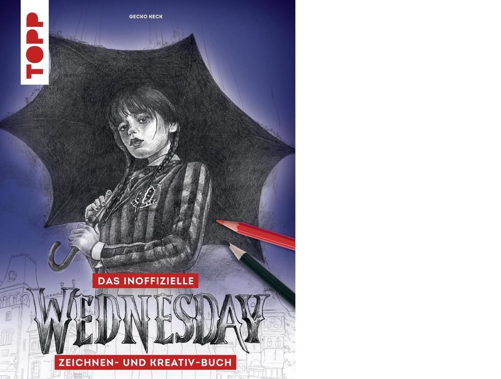 Produktbild: Das inoffizielle Wednesday Zeichnen- und Kreativ-Buch | Gecko Keck