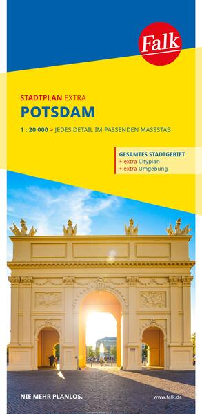 Produktbild: Falk Stadtplan Extra Potsdam 1:20.000