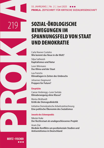 Produktbild: PROKLA 219 / 55. Jg., Heft 2, Juni 2025
