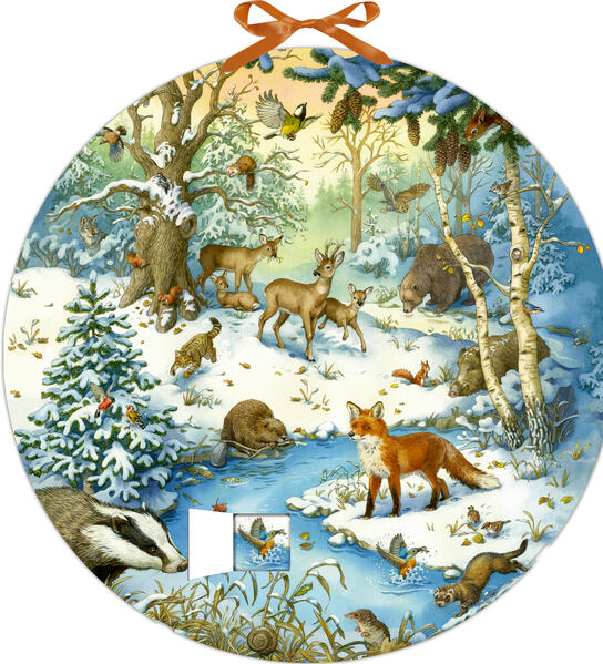 Produktbild: Memo-Adventskalender - Die Tiere im Winterwald