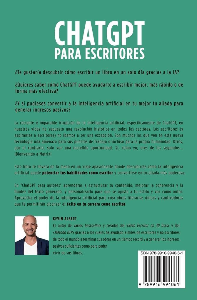 Weitere Ansicht: ChatGPT para escritores | Kevin Albert