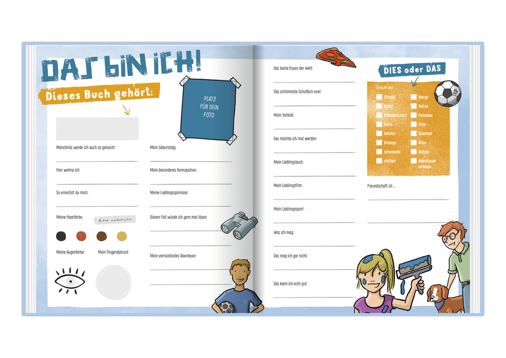 Weitere Ansicht: Die Strandspürnasen - Mein Freundschaftsbuch | Christina Herr