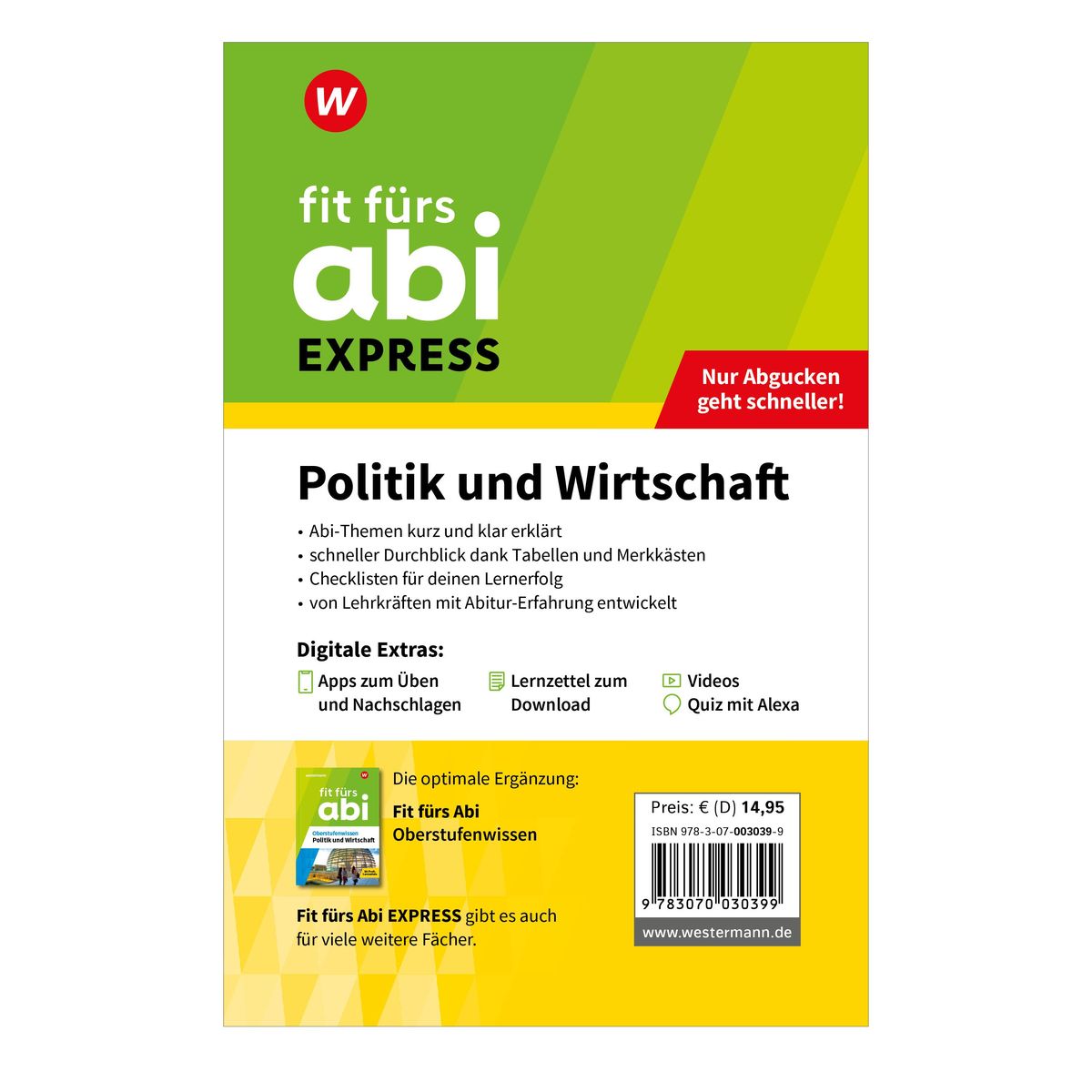 Weitere Ansicht: Fit fürs Abi Express. Politik und Wirtschaft | Susanne Schmidt