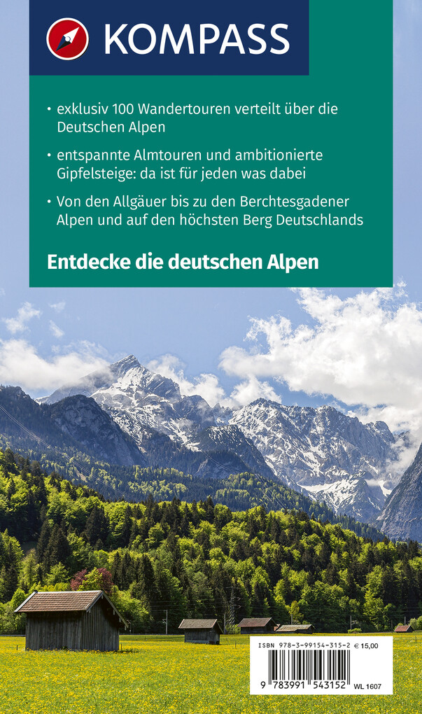 Weitere Ansicht: KOMPASS Wanderlust Deutsche Alpen