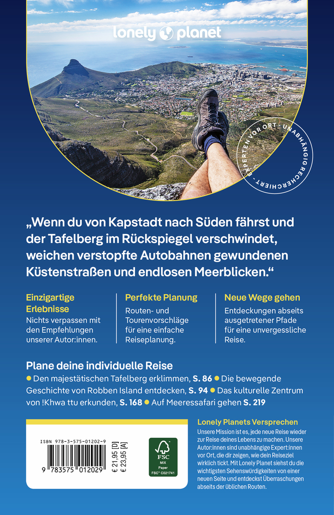 Weitere Ansicht: LONELY PLANET Reiseführer Kapstadt & Garden Route | Michael Grosberg, Mary Fitzpatrick, Neema Githere, Mwende Mutuli Musau