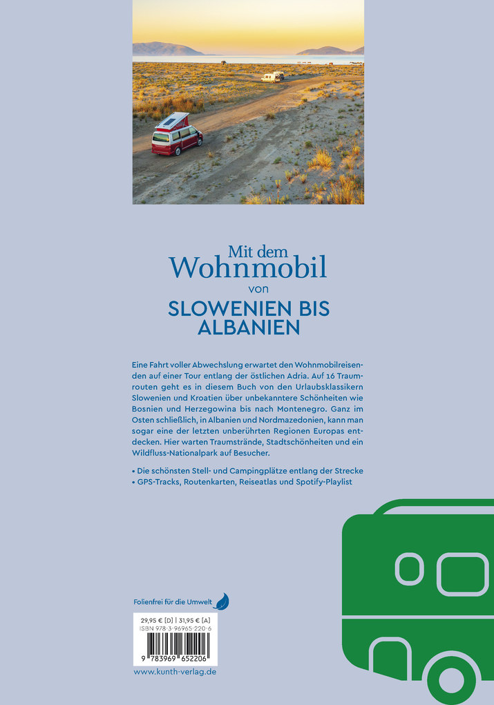 Weitere Ansicht: KUNTH Mit dem Wohnmobil von Slowenien bis Albanien | Susanne Lipps