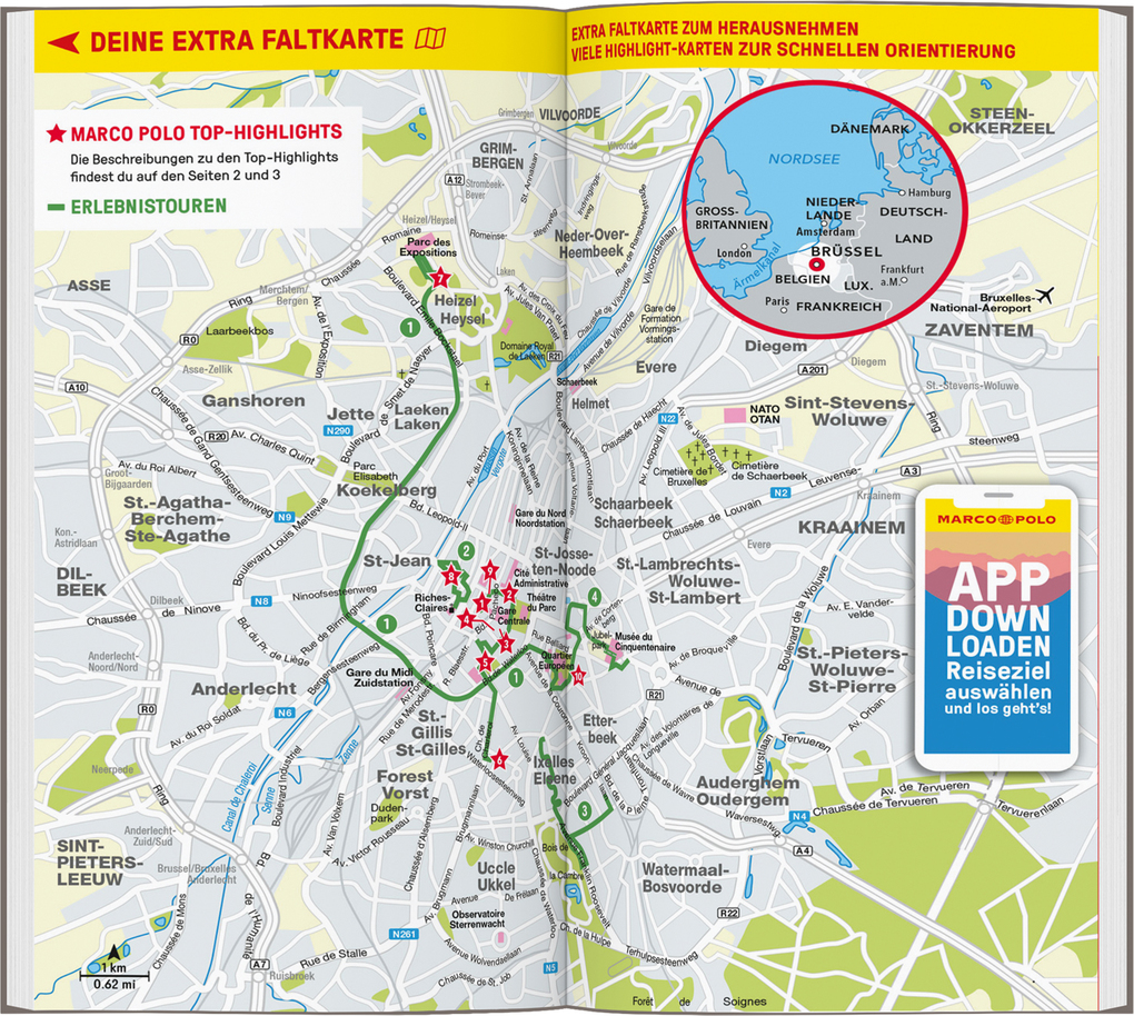 Weitere Ansicht: MARCO POLO Reiseführer Brüssel | Sven Claude Bettinger, Moritz Stadler, Michael Schneider
