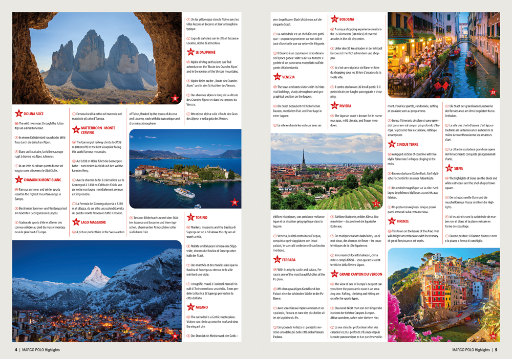 Weitere Ansicht: MARCO POLO Reiseatlas Alpen, Norditalien 1:300.000