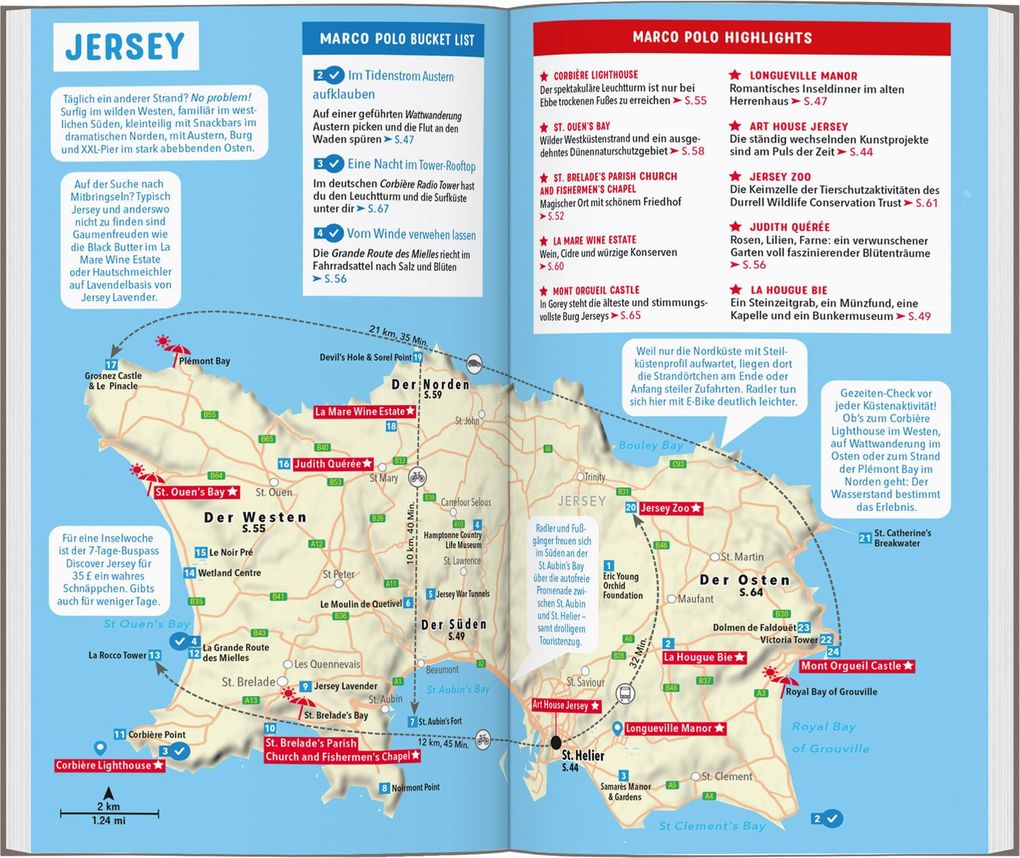 Weitere Ansicht: MARCO POLO Reiseführer Kanalinseln, Jersey, Guernsey, Sark, Herm, Alderney | Martin Müller