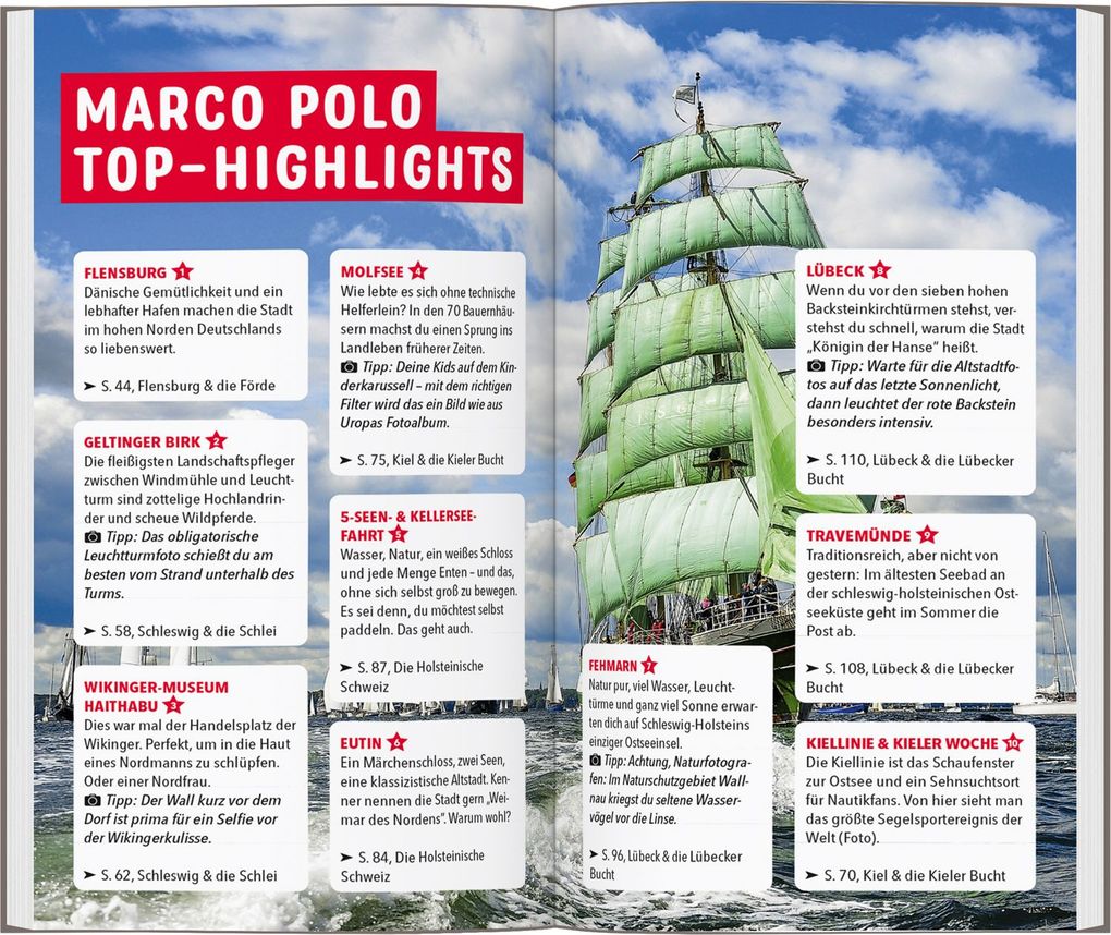 Weitere Ansicht: MARCO POLO Reiseführer Ostseeküste, Schleswig-Holstein | Majka Gerke, Silvia Propp
