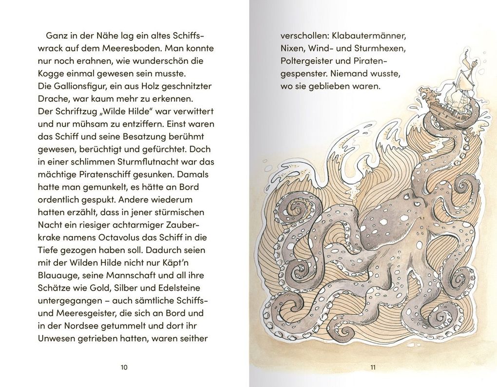 Weitere Ansicht: Die Schiffsgeister (Band 1) - Die geheimnisvolle Flasche | Bettina Göschl