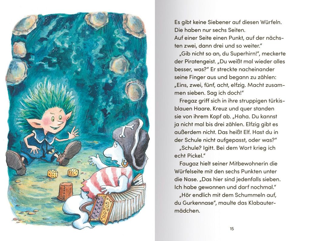 Weitere Ansicht: Die Schiffsgeister (Band 1) - Die geheimnisvolle Flasche | Bettina Göschl
