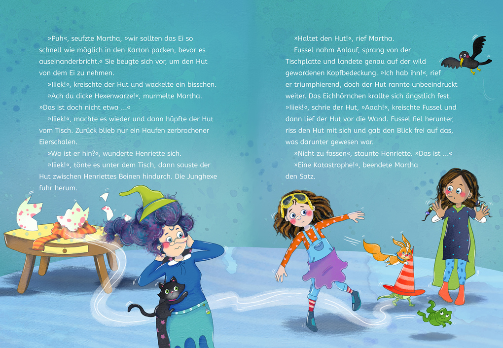 Weitere Ansicht: Henriette Huckepack - Ene, mene, Haferbrei, wer schlüpft da aus dem Frühstücksei? | Andrea Lienesch, Sabine Sauter