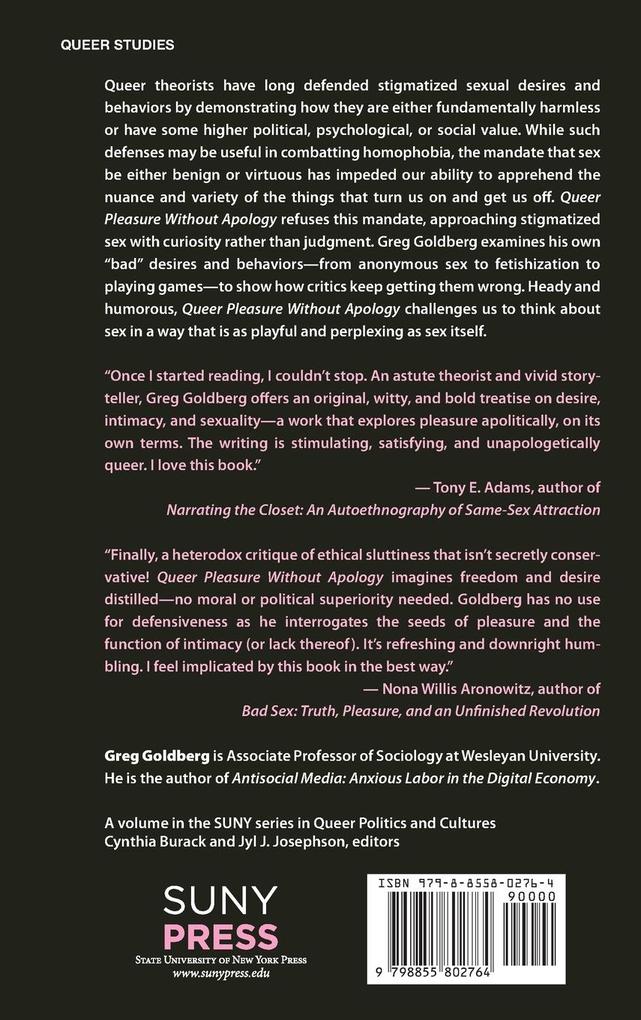 Weitere Ansicht: Queer Pleasure Without Apology | Greg Goldberg