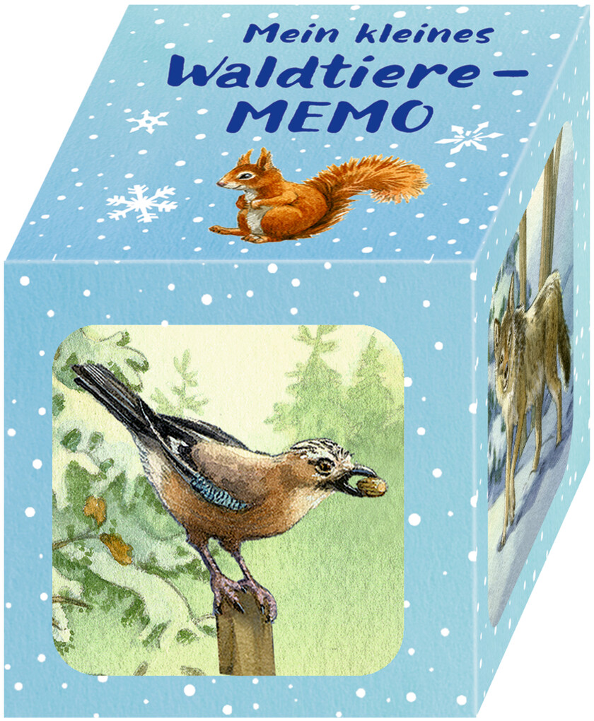 Weitere Ansicht: Memo-Adventskalender - Die Tiere im Winterwald