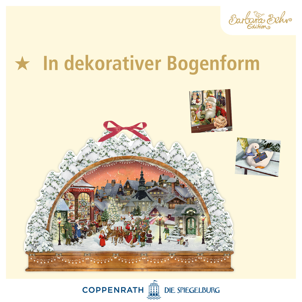 Weitere Ansicht: Wand-Adventskalender - Nostalgischer Lichterbogen